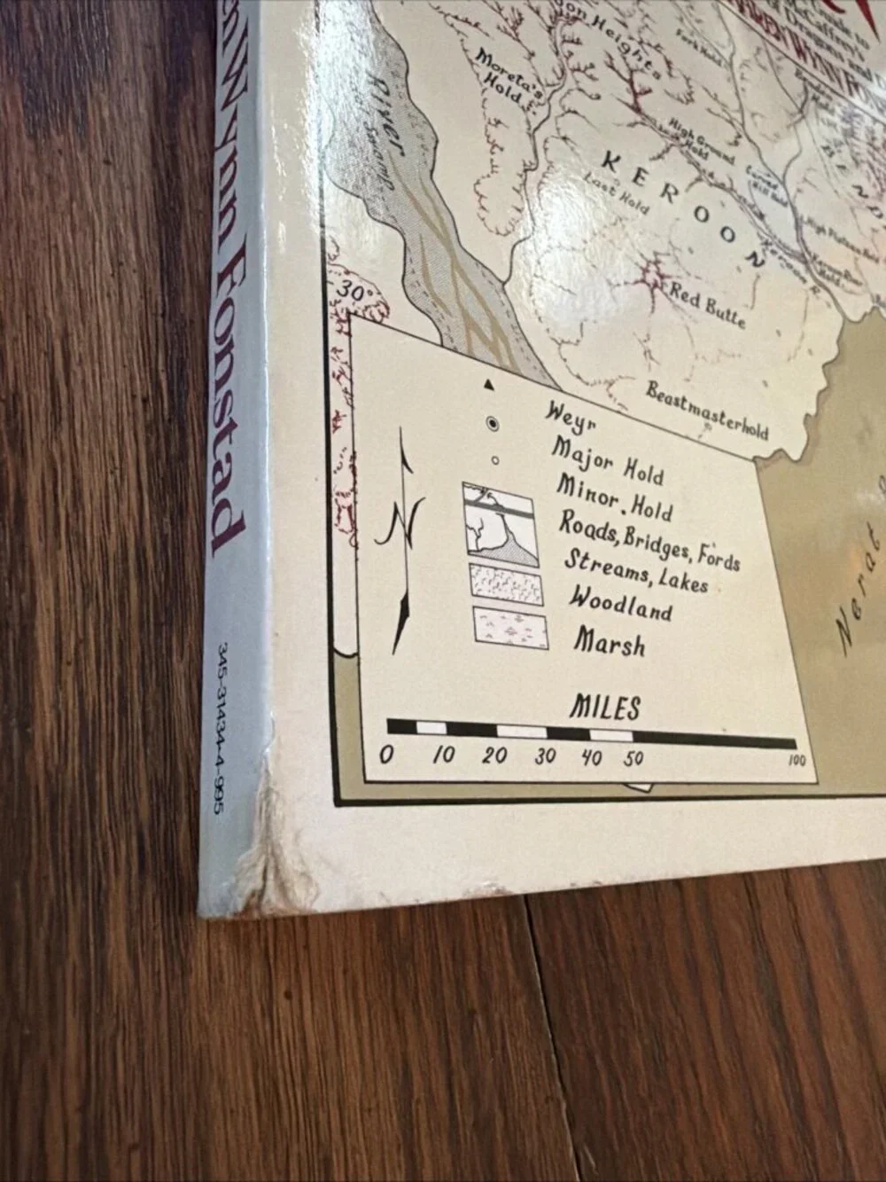 The Atlas of Pern by Karen Wynn Fonstad - 1st Edition Nov. 1984 Paperback